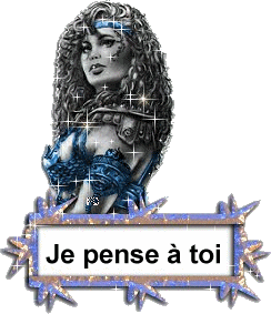 Gif animé je pense à toi femme